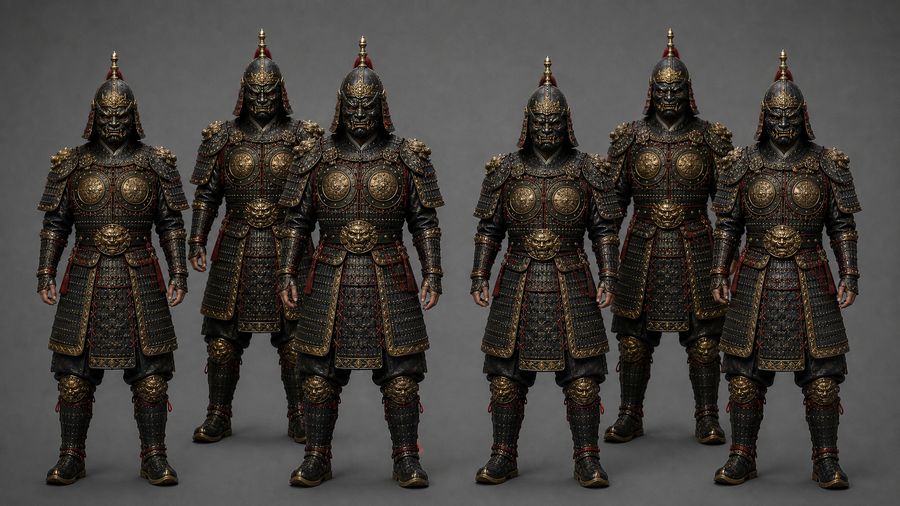 镇国军士兵（周武部下） · 主人设图