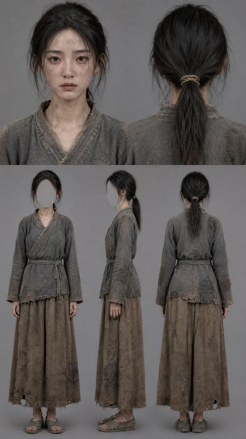 乞丐女 · 主人设图