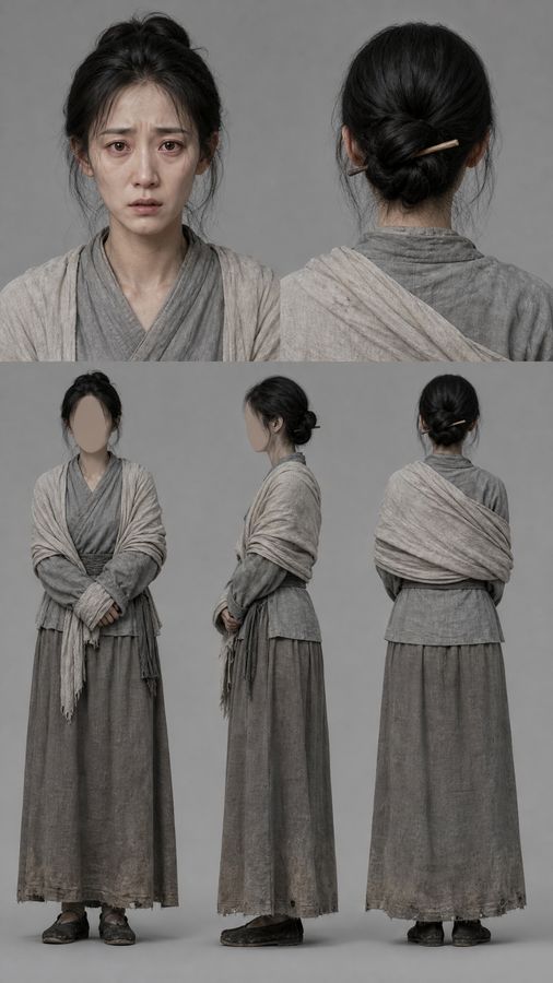 赵高义妻儿 · 主人设图